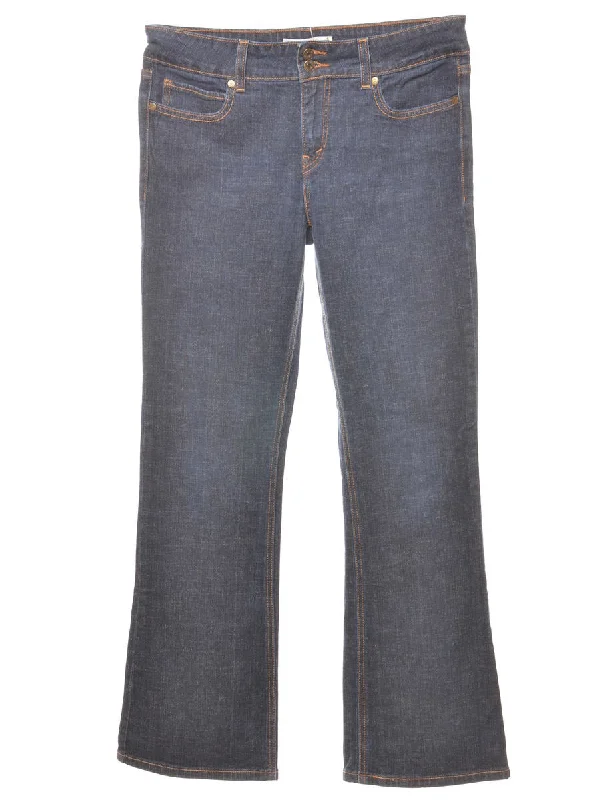 Comfy Pieces Versatile Styles Boot Cut Levi's Dark Wash Jeans - W32 L31