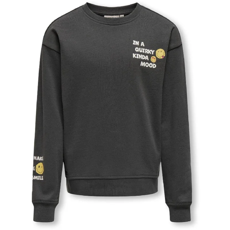 kids ONLY Asphalt Lissie O-Neck Box Crewneck