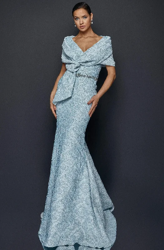 Trendy Easywear Everyday Style Terani Couture - 1921M0726 Embroidered Trumpet Mother of the Groom Dress Trendy Easywear Everyday Style Terani Couture - 1921M0726 Embroidered Trumpet Mother of the Groom Dress