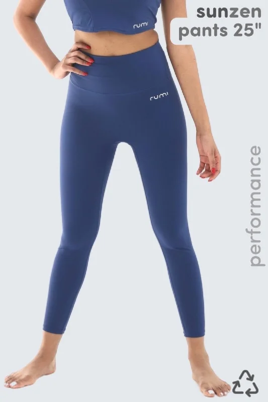 Comfy Pieces Affordable Outfits W Sun Zen Pants 25" - Cobalt