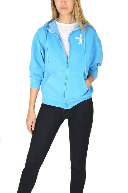 Soft-Fit Wear Street Comfortwear Been Here Forever Hoodie Sky