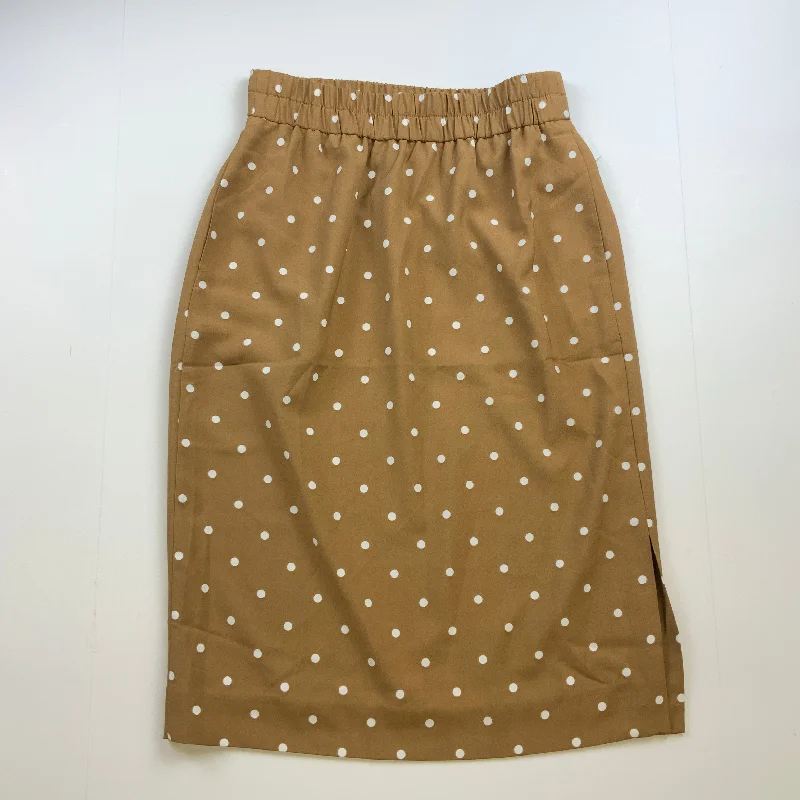 Comfy Pieces Warm Layers Skirt Midi By J. Crew In Brown, Size: Xs