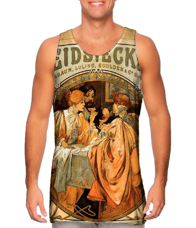 Comfort Wear Styles Effortless Chic Style Alphonse Mucha - "Heidsieck" (1901)