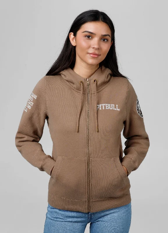 Women's zip-up hoodie French Tyrian