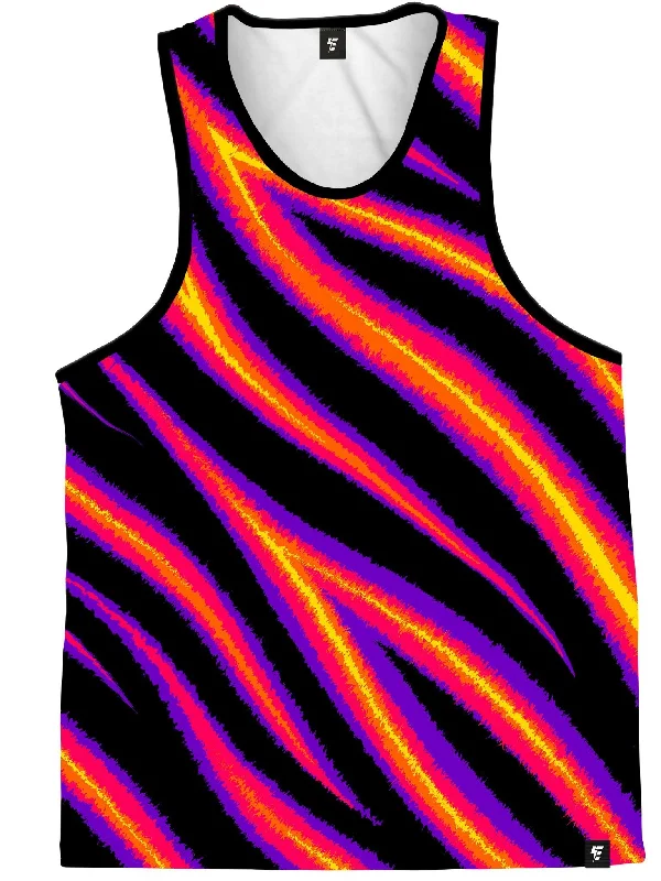 Comfy Clothing Choices Casual Wardrobe Tiger Stripes (Warm) Unisex Tank Top