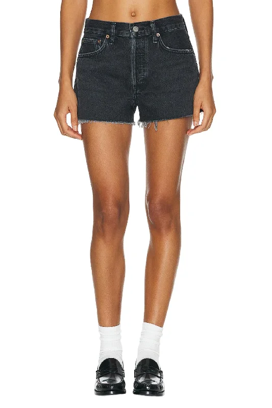 Raw-Cut Hem Shorts In Bewitched