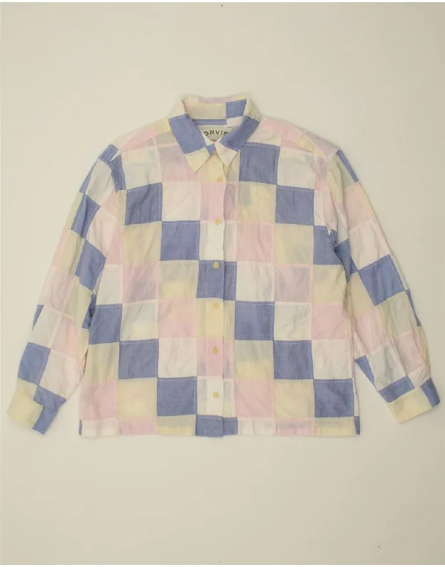 ORVIS Womens Shirt UK 14 Medium Multicoloured Check Cotton