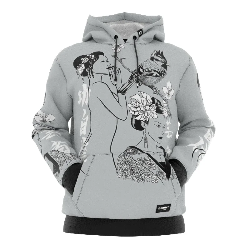 Simple Stylish Wear Comfortable Fits Geishas Hoodie