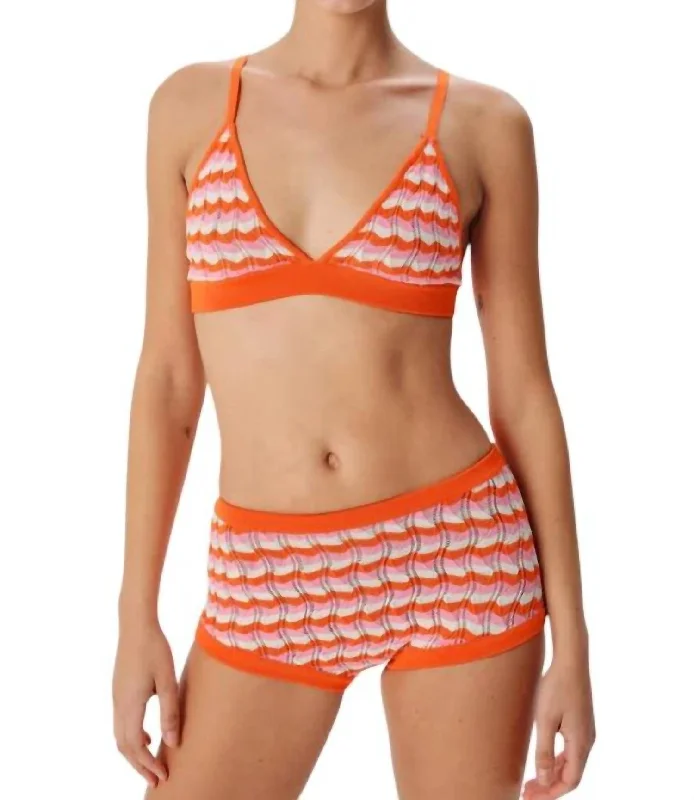 Soft and Cozy Apparel Budgeted Fashion Palma Knit Short In Carnation