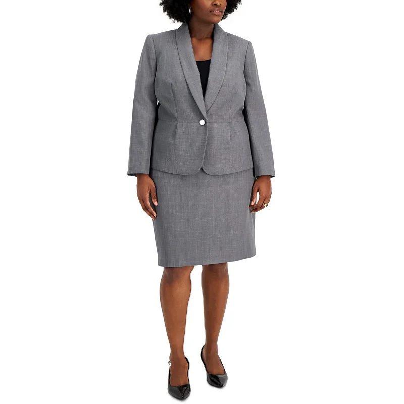 Affordable Comfort Styles Soft Fit Clothing Le Suit Womens Plus Shawl Collar Office One-Button Blazer Affordable Comfort Styles Soft Fit Clothing Le Suit Womens Plus Shawl Collar Office One-Button Blazer