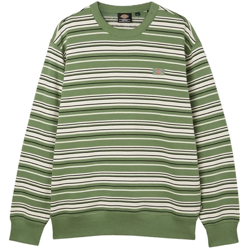 Cozy Comfort Options Trendy Casuals Dickies Westover Stripe Sweat Dark Ivy
