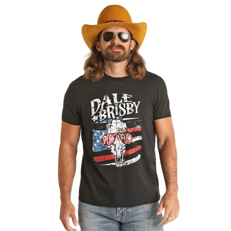 Trendy Warm Looks Daywear Fashion Dale Brisby Unisex Pow Pow Flag T-Shirt