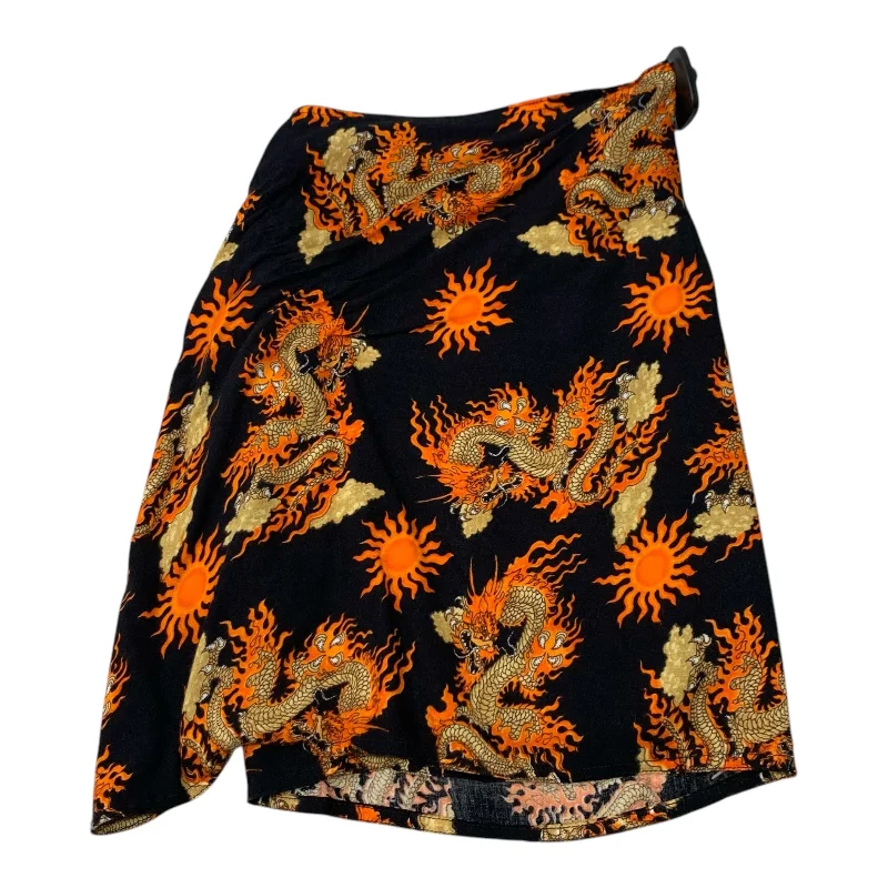 Effortless Chic Looks Minimal Layers Skirt Mini & Short By Comfy In Blue & Orange, Size: Xs Effortless Chic Looks Minimal Layers Skirt Mini & Short By Comfy In Blue & Orange, Size: Xs