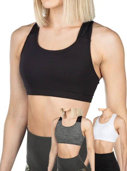 Simple Wear Simple Comforts 3-Pack ProWikMax™  Sports Bra Bundle
