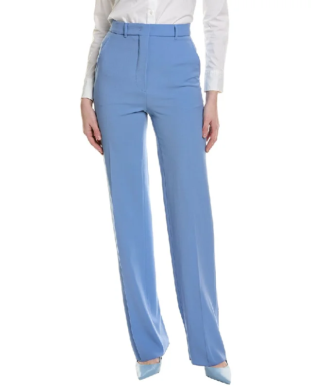 Effortless Chic Style Stylish Attire Max Mara Studio Agami Wool Trouser