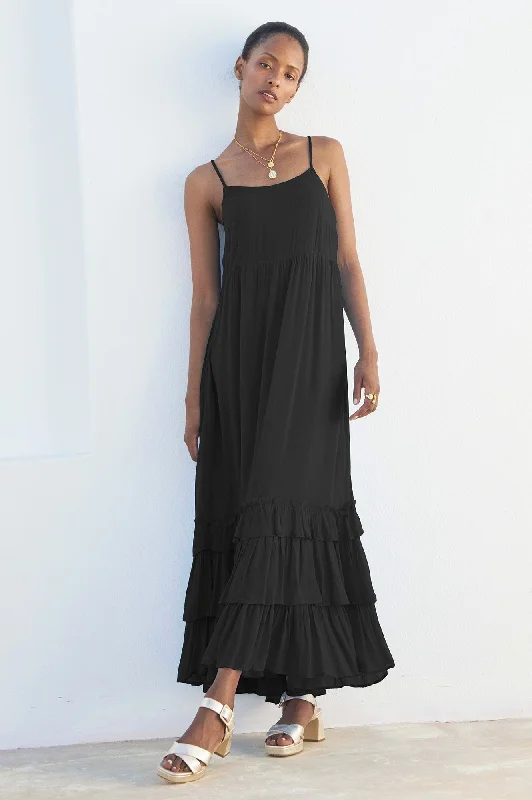 Practical Wear Pieces Elegant Comfort Jasmina Dress | Black