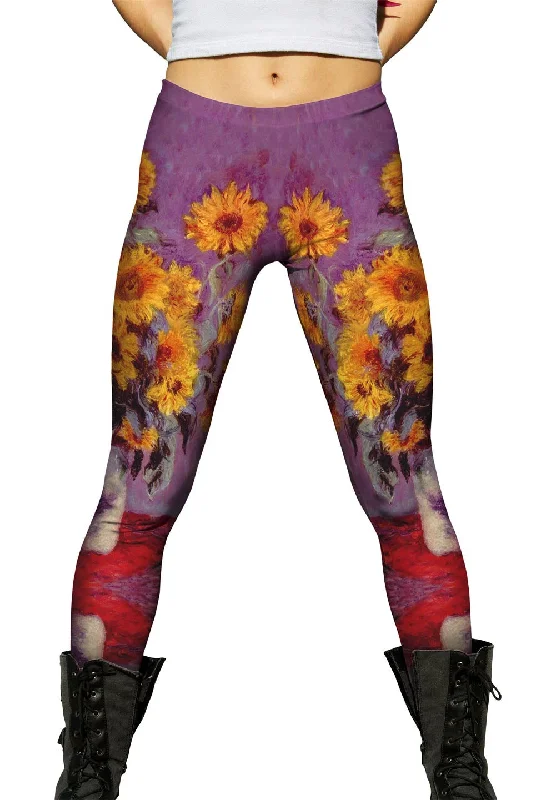 Relaxed Fit Choices Stylish Attire Monet -"Sunflowers" (1881)