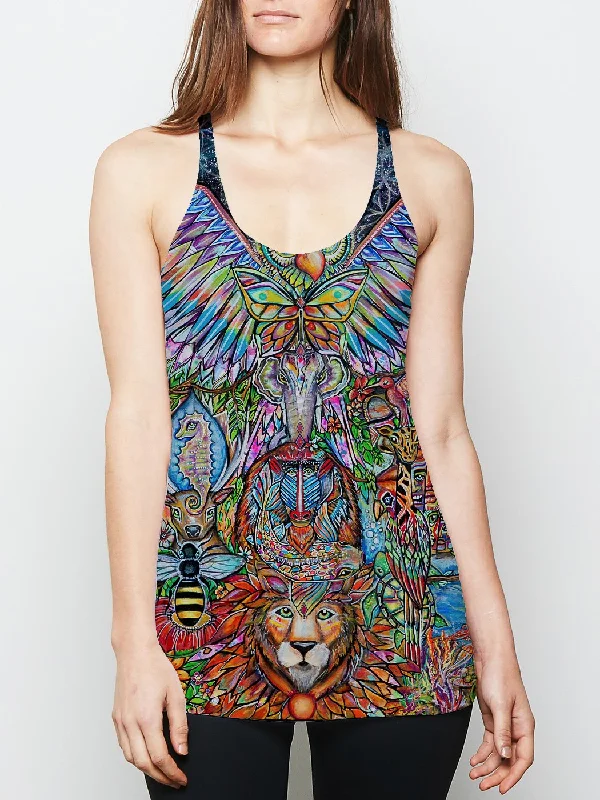 Street Comfort Clothing Comfort Trends Spirit Totem Racerback Tank Top