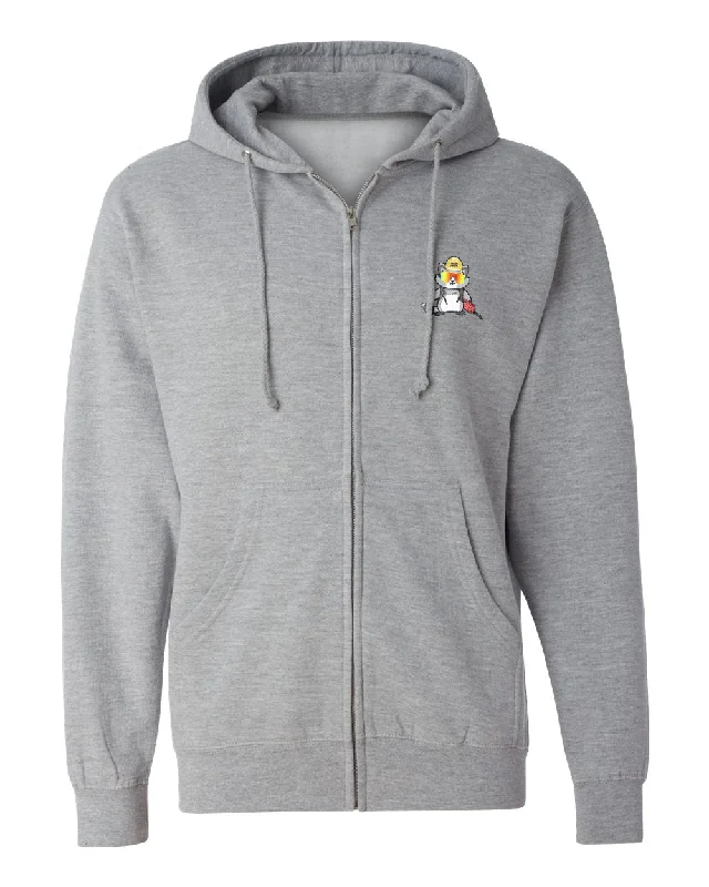 Simple Chic Wear Everyday Chic DRIP TRASH PANDA  - ZIP HOODIE