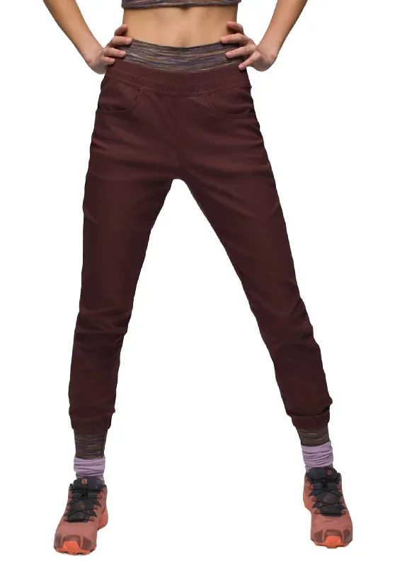 Fashionable Comfortwear Comfortable Fits Halle E-Waist Jogger In Cacao