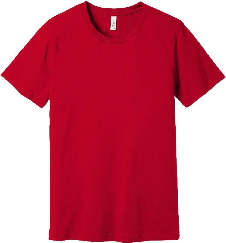 Warm Textures Relaxed Fit Apparel BELLA+CANVAS Unisex Jersey Short Sleeve Tee - Red