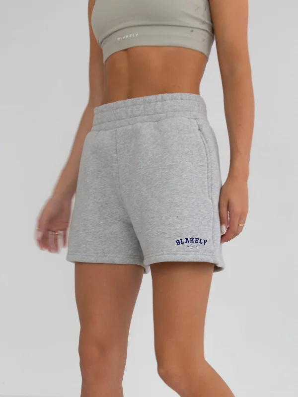 Casual Comfort Clothing Casual Wearables Heritage Jogger Shorts - Marl Grey