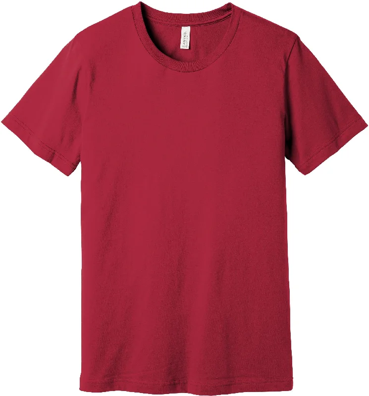Practical Streetwear Elegant Comfort BELLA+CANVAS Unisex Jersey Short Sleeve Tee - Cardinal