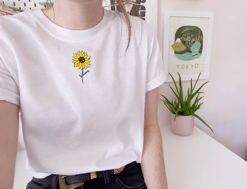 Cozy Outfits Wear Chic Fit Sunflower Tee with free Sunflower Seeds - Unisex T-Shirt