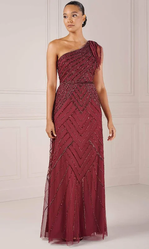 Practical Wear Pieces Trendy Layers Adrianna Papell Platinum 40432 - Sequin One-Sleeve Prom Dress Practical Wear Pieces Trendy Layers Adrianna Papell Platinum 40432 - Sequin One-Sleeve Prom Dress