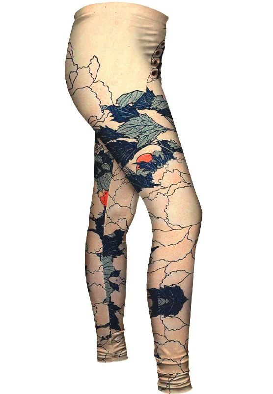 Minimal Fashion Relaxed Outfits Katsushika Hokusai - "Peonies with Butterfly"