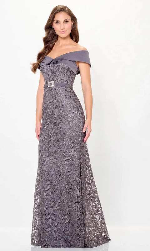 Comfortable Textiles Wear Effortless Outfits Montage by Mon Cheri M911 - Draped Off Shoulder Long Gown Comfortable Textiles Wear Effortless Outfits Montage by Mon Cheri M911 - Draped Off Shoulder Long Gown