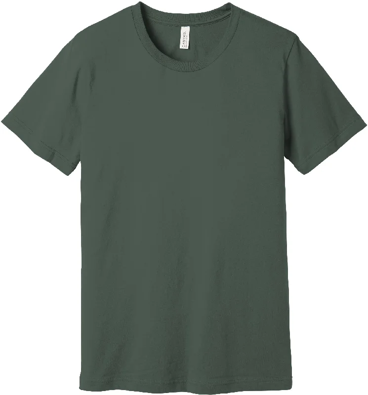 Soft-Fit Clothes Minimal Layers BELLA+CANVAS Unisex Jersey Short Sleeve Tee - Military Green Soft-Fit Clothes Minimal Layers BELLA+CANVAS Unisex Jersey Short Sleeve Tee - Military Green