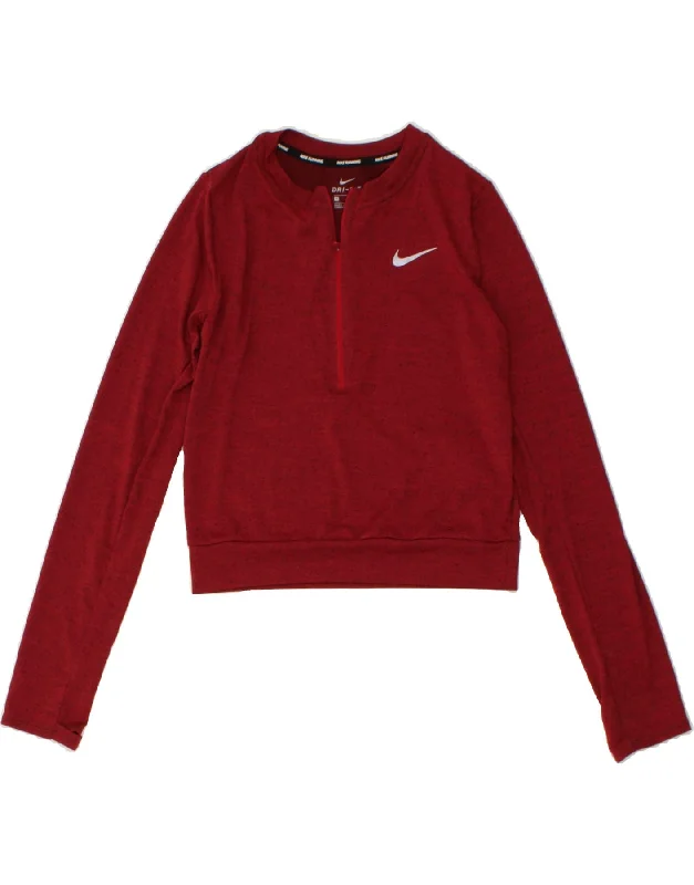 Soft Apparel Pieces Modern Comfortwear NIKE Womens Dri Fit Crop Pullover Tracksuit Top UK 12 Medium Burgundy Soft Apparel Pieces Modern Comfortwear NIKE Womens Dri Fit Crop Pullover Tracksuit Top UK 12 Medium Burgundy