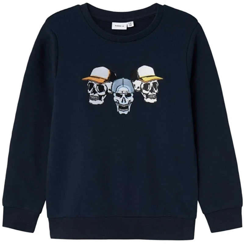 Comfortable Textiles Wear Day-to-day Comfort Name it Dark Sapphire Dejesper Sweatshirt Comfortable Textiles Wear Day-to-day Comfort Name it Dark Sapphire Dejesper Sweatshirt