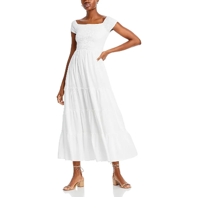 Cozy Day Outfits Modern Comfort Lucy Paris Womens Smocked Long Maxi Dress