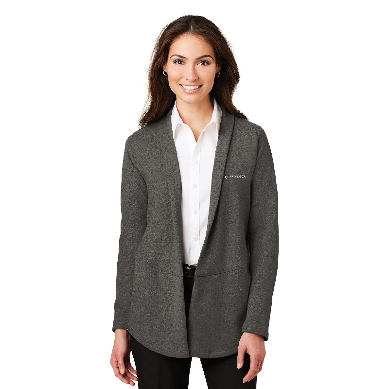 Smart Fashionwear Casual Vibes Port Authority Ladies Interlock Cardigan