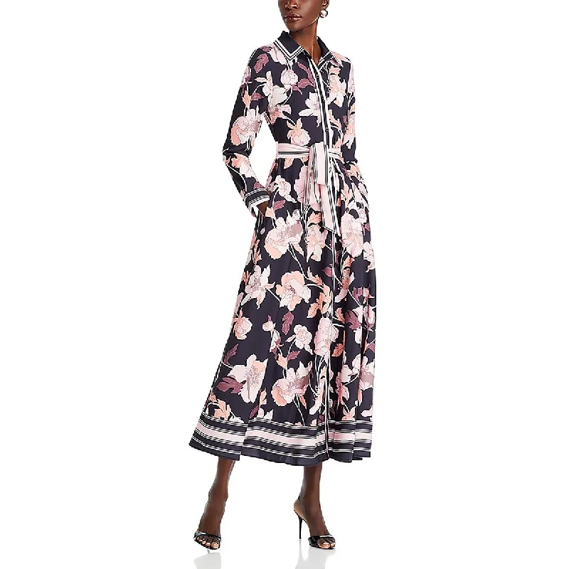 Practical Cozy Looks Comfort-driven Style Nancy Yang Womens Floral Button Down Maxi Dress