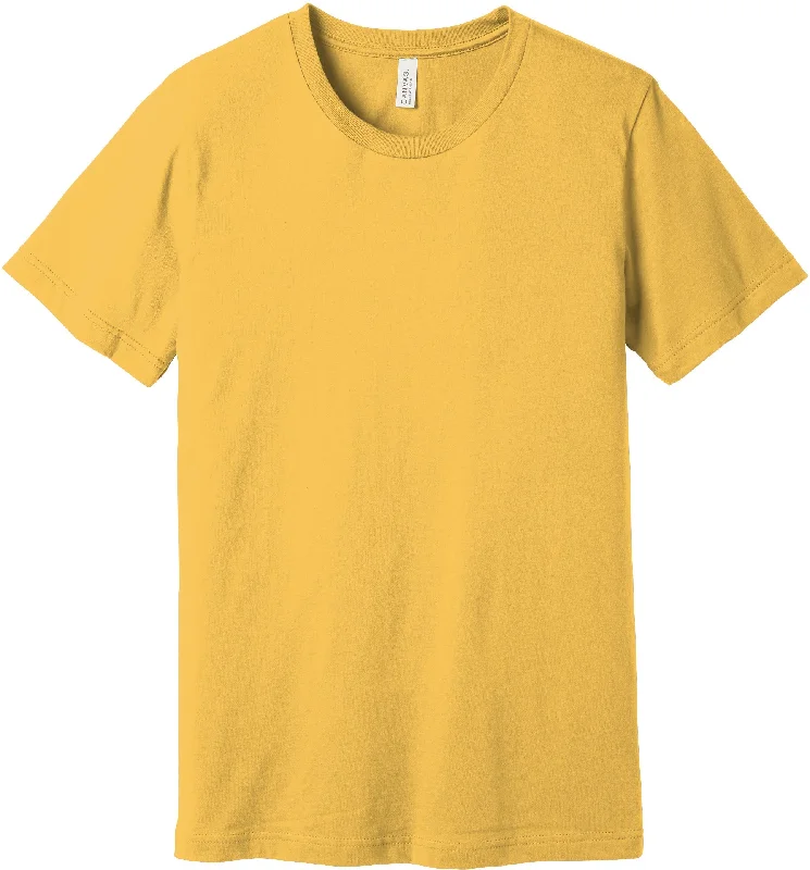 Trendy Easywear Simple Comfort Style BELLA+CANVAS Unisex Jersey Short Sleeve Tee - Maize Yellow Trendy Easywear Simple Comfort Style BELLA+CANVAS Unisex Jersey Short Sleeve Tee - Maize Yellow