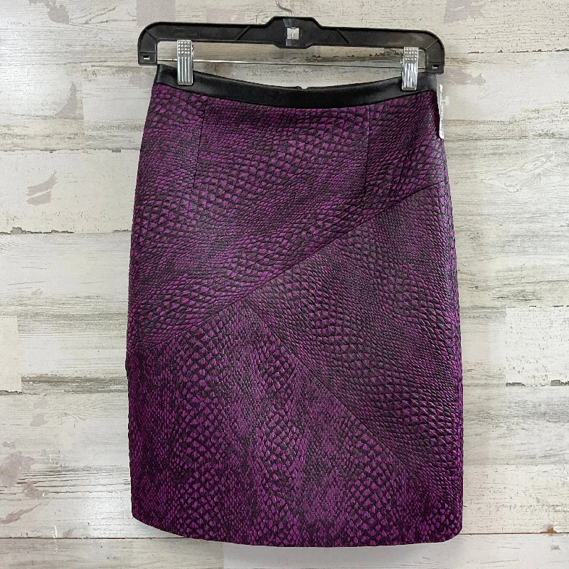 Versatile Comfort Pieces Comfortable Fit Skirt Mini & Short By Tibi In Purple, Size: 2 Versatile Comfort Pieces Comfortable Fit Skirt Mini & Short By Tibi In Purple, Size: 2