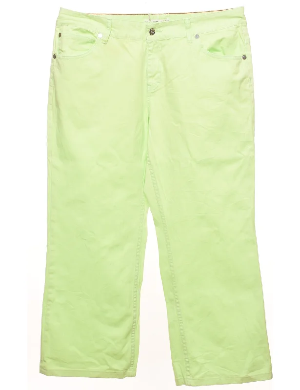 Fashion Layering Pieces Day-to-day Comfort Tommy Hilfiger Lime Green Jeans - W36 L27