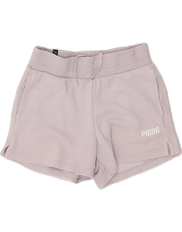 Chic Comforts Pieces Practical Comfort PUMA Womens Sport Shorts UK 6 XS Purple