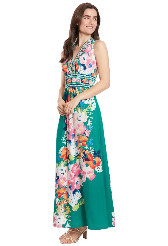 Everyday Wardrobe Essentials Relaxed Fit Apparel Floral Print Flowy Maxi Dress