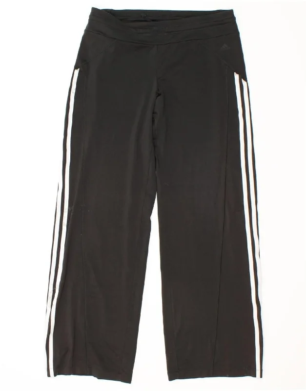 ADIDAS Womens Climacool Tracksuit Trousers UK 10 Small Black Polyester