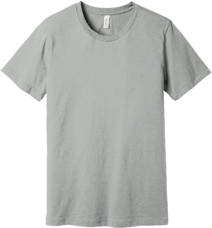 Street Comfort Clothing Chic Wear BELLA+CANVAS Unisex Jersey Short Sleeve Tee - Silver Street Comfort Clothing Chic Wear BELLA+CANVAS Unisex Jersey Short Sleeve Tee - Silver