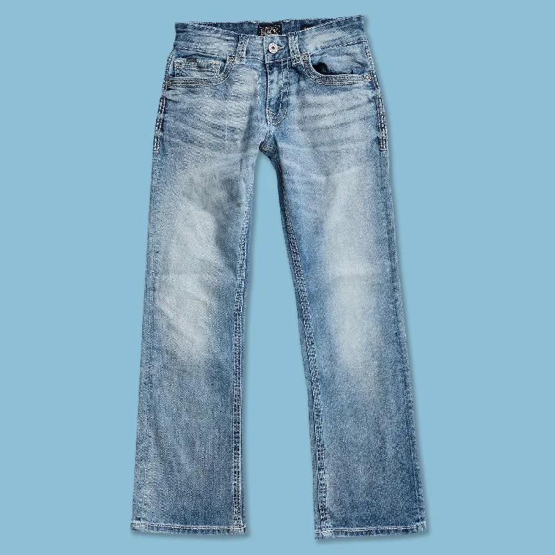 Relaxed Fit Choices Comfy Textiles Y2K Flared Denim Pants 28x30