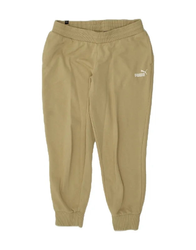 Soft-Fit Wear Versatile Styles PUMA Womens Tracksuit Trousers Joggers UK 14 Large Beige Cotton Soft-Fit Wear Versatile Styles PUMA Womens Tracksuit Trousers Joggers UK 14 Large Beige Cotton