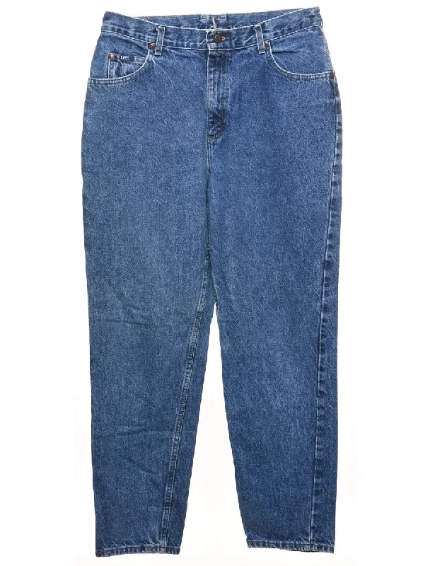 Comfy Fashion Trends Easy Chic Medium Wash Classic Tapered Lee Jeans - W32 L31