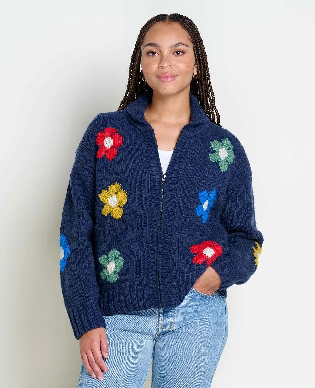 Cozy Fashion Trends Comfortable Fits Toad & Co Women's Nitsa Zip Cardigan