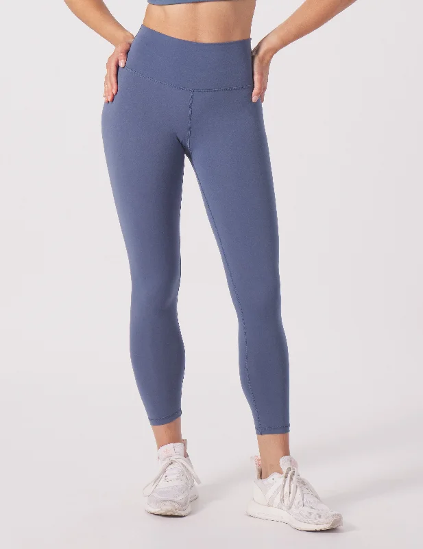 Affordable Comfort Wear Comfort-driven Style High Waist Pure 7/8 Legging: Washed Blue