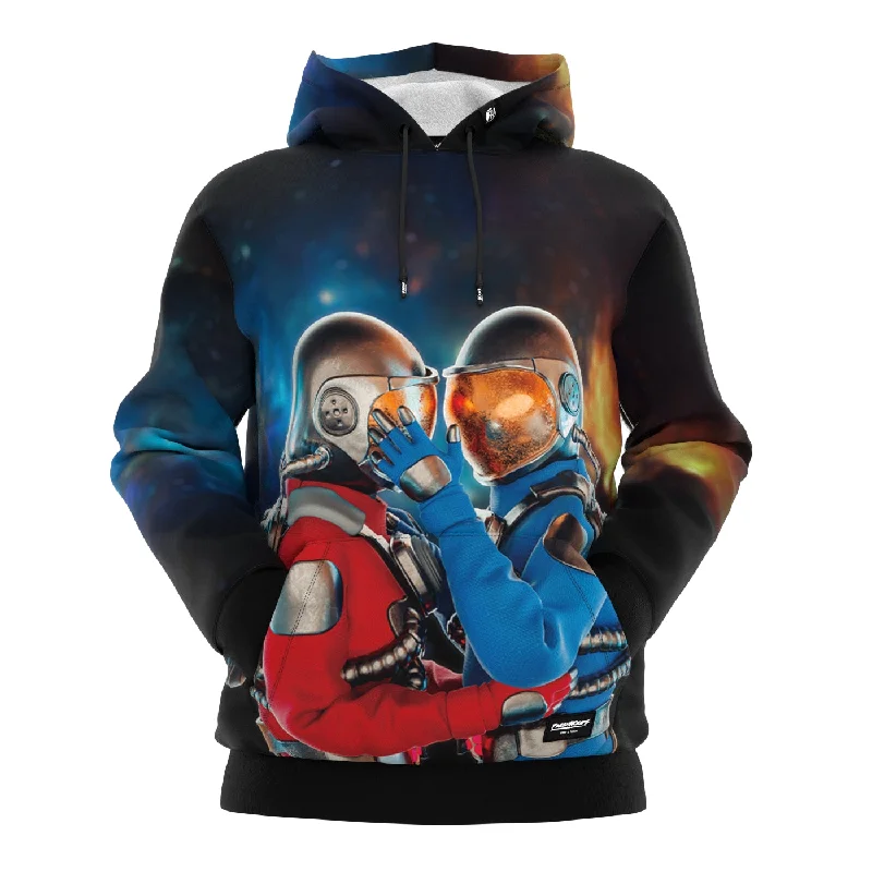 Relaxed and Fashionable Chic Wear Cosmic Embrace Hoodie
